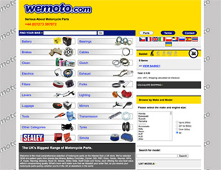 Wemoto site before new launch in 2018